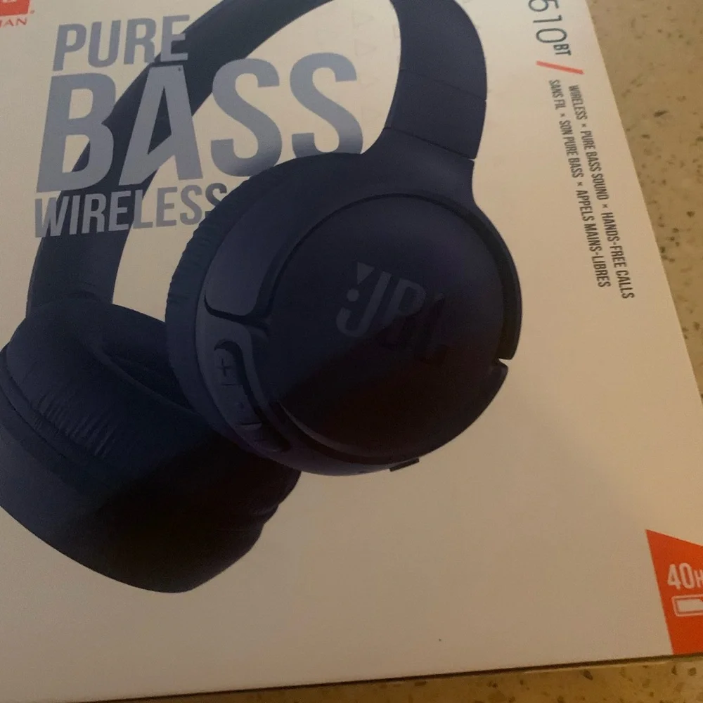 JBL Blue Wireless Headphones